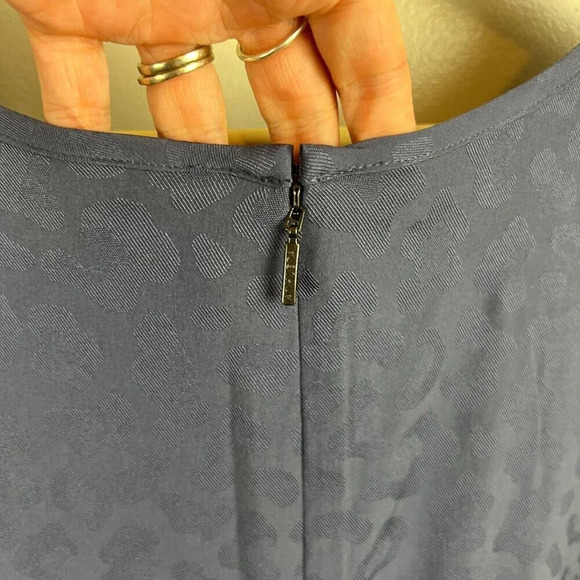 Athleta Brooklyn Textured Jumpsuit Size 24 Medieval Violet Leopard Athleisure - Picture 12 of 15